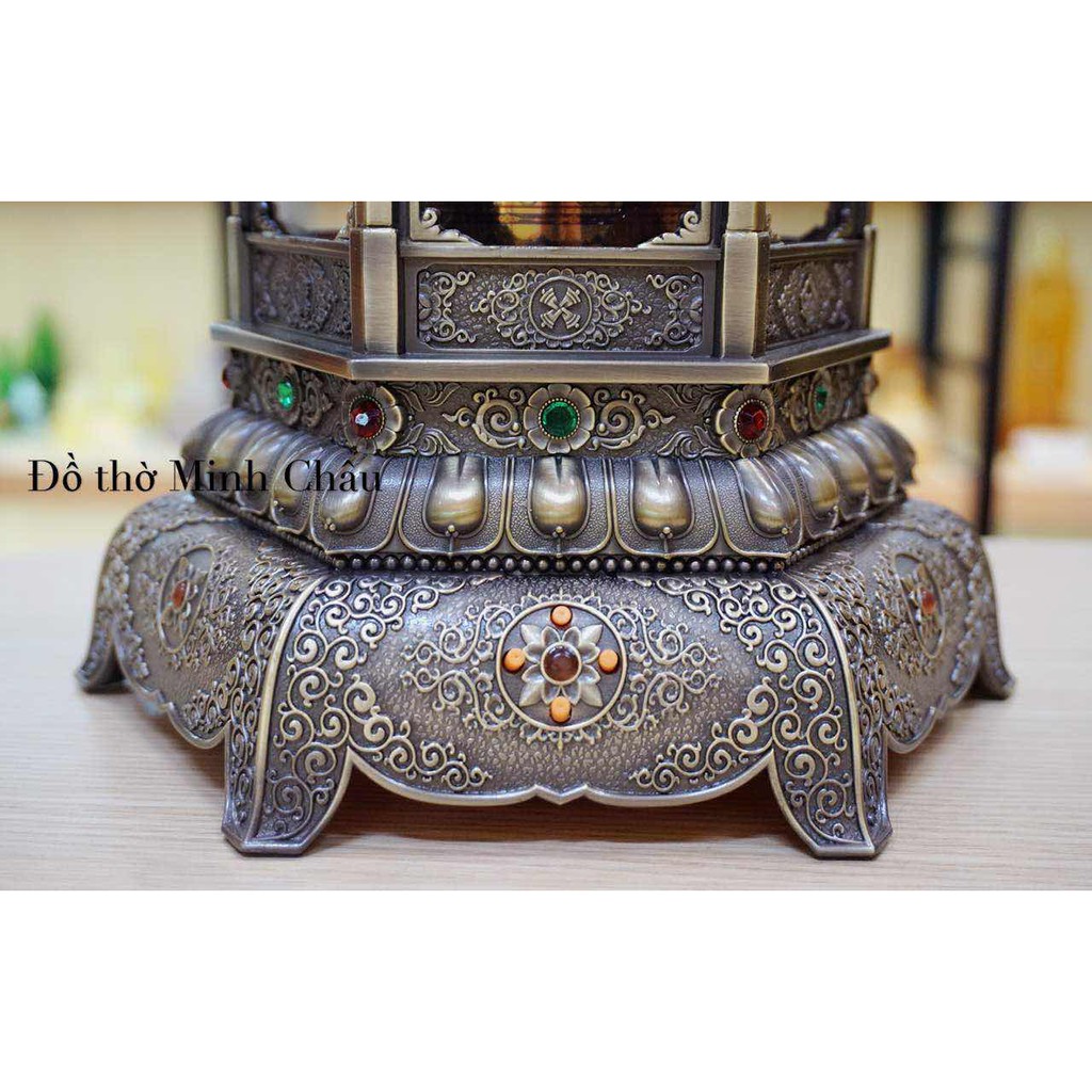 (Đồ thờ MC) Mali luân điện có mái