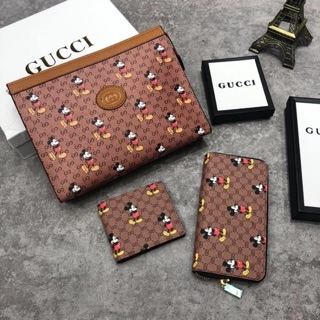 VÍ NGẮN VÍ CẦM TAY MICKY CAO CẤP- VÍ KẸP NÁCH MICKY CAO CẤP 2020