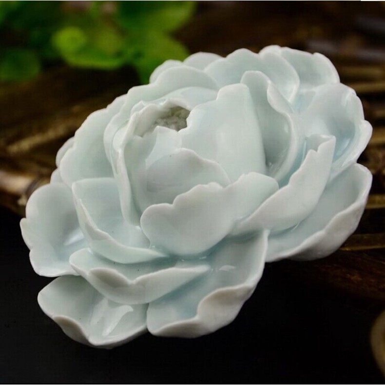 Hoa gốm cao cấp cắm nhang trầm hoặc để trầm nụ