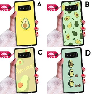 ỐP LƯNG SAMSUNG NOTE 8 HỌA TIẾT TRÁI BƠ XINH XẮN