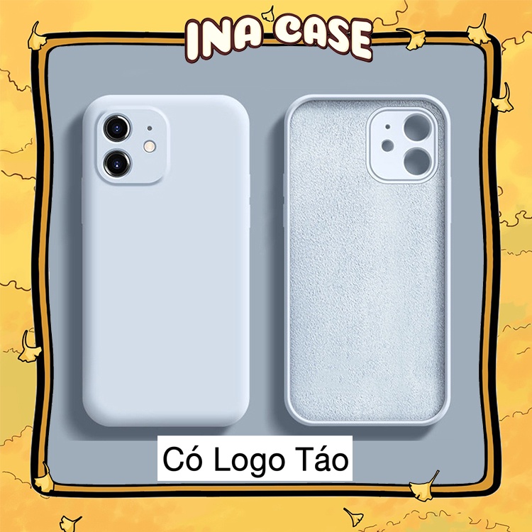 Ốp Lưng Ip 6/6s/7/8 chống bẩn loại thường logo táo - FULL VIỀN - BẢO VỆ CAMERA (Link 4)