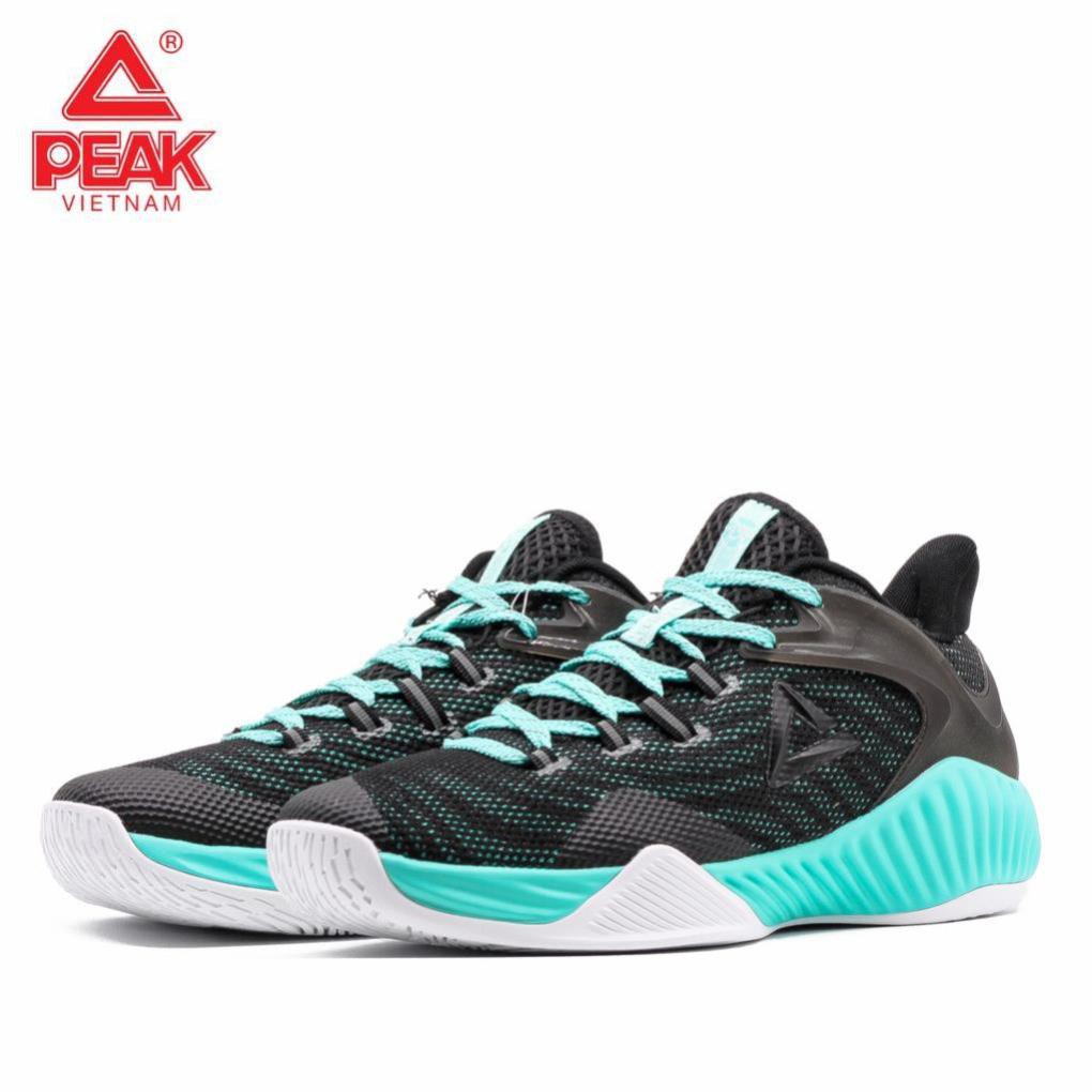 Free Giày bóng rổ PEAK Basketball Ultra Light STA E92041A – Đen Xanh mới NEW new [ CHUẨN CHẤT ] ‣ . 