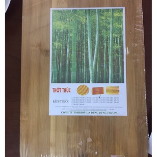 Thớt trúc chữ nhật 24x34 cm