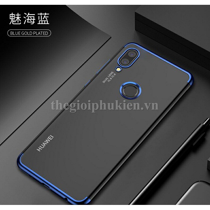 Ốp dẻo viền màu Four Fang Huawei Nova 3e