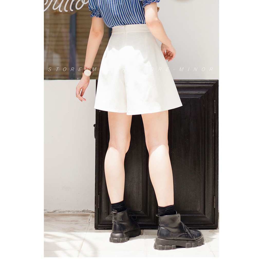 QUẦN VÁY TRẮNG 2 LỚP XẾP LY [MINOR ESTER] | BigBuy360 - bigbuy360.vn