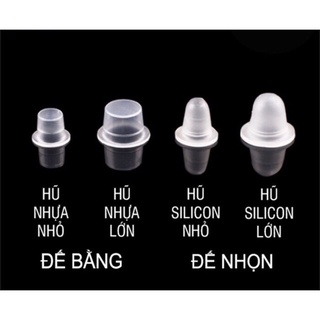 Chum đựng mực xăm silicon, nhựa