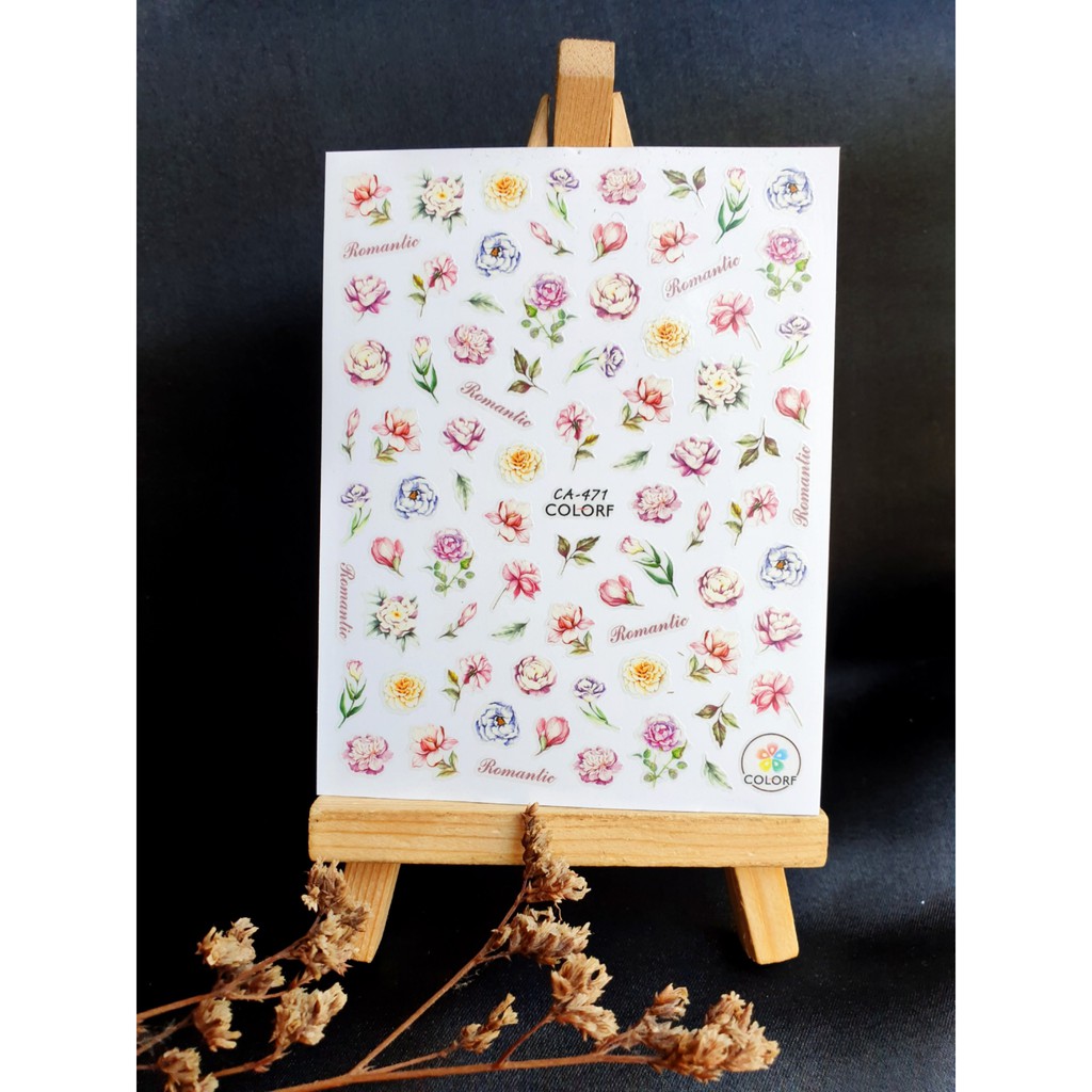 Sticker 3D - Hính Dán Móng Hoa