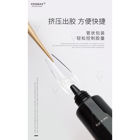 Tuýp gel gôm vinimay dán móng siêu chắc