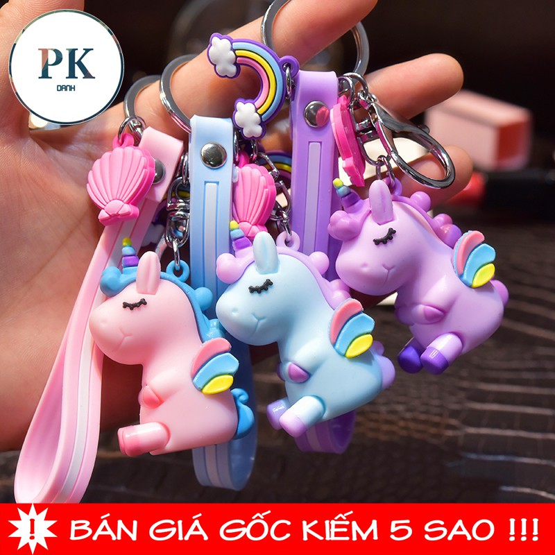 Móc Khóa Kỳ Lân Unicorn Ngựa Một Sừng