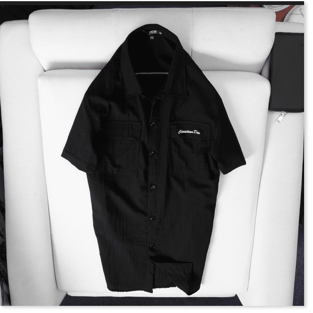 Áo Sơ Mi Đũi Nam Mẫu In Thêu Soái Ka Dành Cho Chàng [Hàng Hot] HP