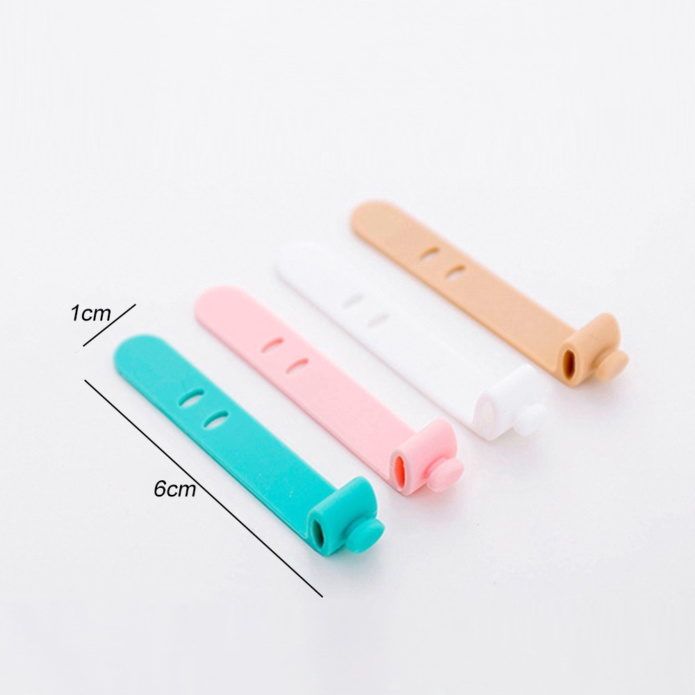 Bộ 4 Phụ Kiện Quấn Dây Cáp Bằng Silicone