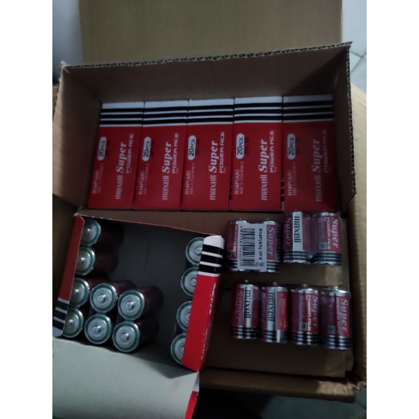 combo 10 viên pin trung maxell,pin trung size c