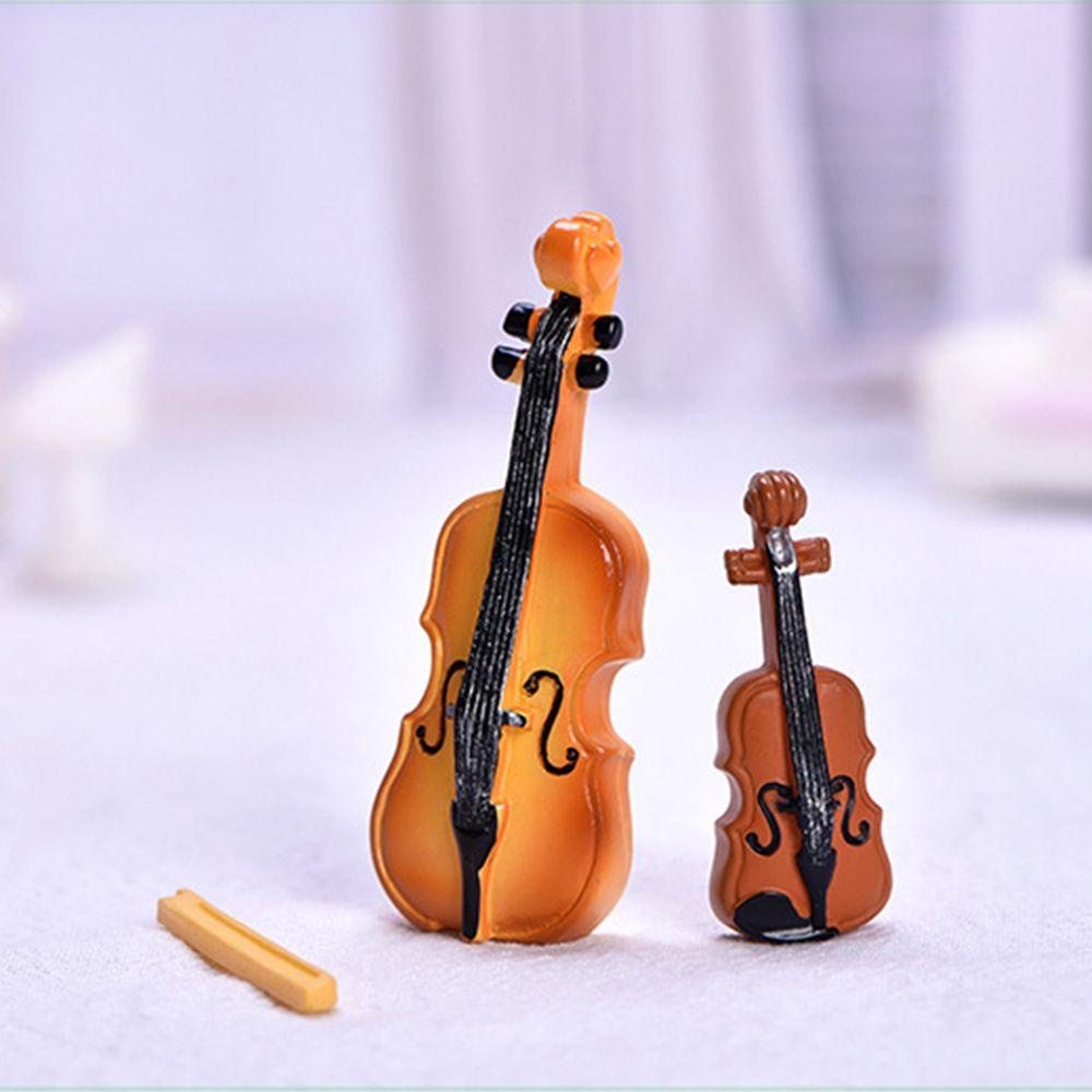 Đồ trang trí Đàn Piano Mini Bằng Nhựa Resin Dùng Trang Trí Bonsai