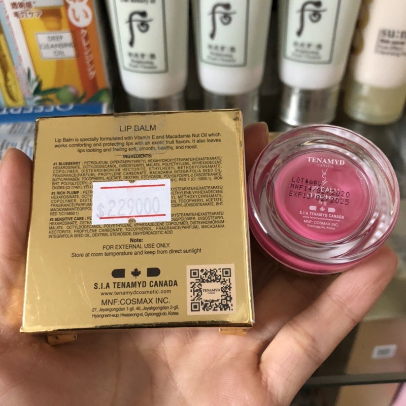 Son siêu dưỡng môi Tenamyd Lip Balm