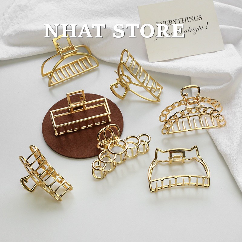 Kẹp tóc nữ hottrend, kẹp càng cua Hàn Quốc siêu xinh Nhat Store