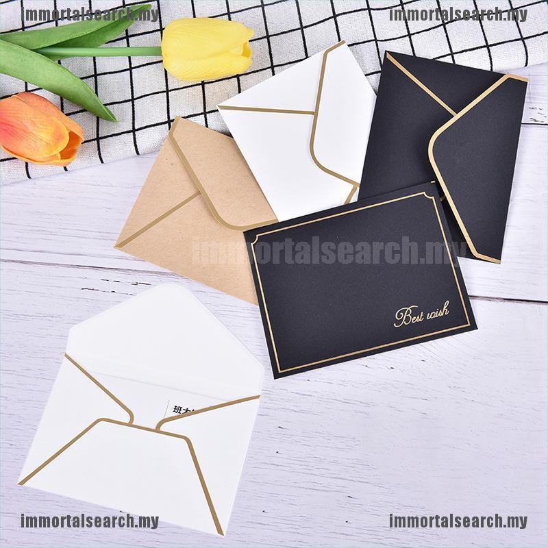 Set 10 phong bì Mini phong cách Châu Âu cổ điển