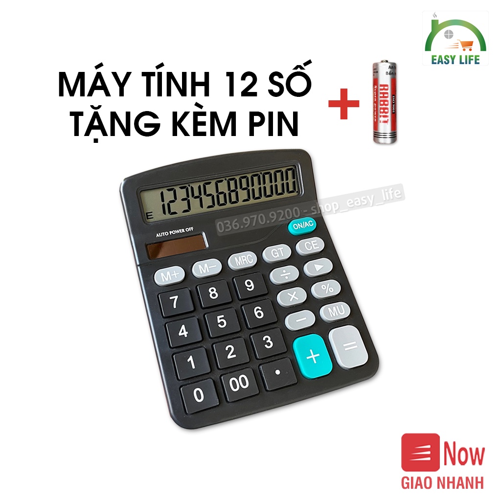 Máy Tính Cầm Tay 12 Số Đa Năng MTCT-12