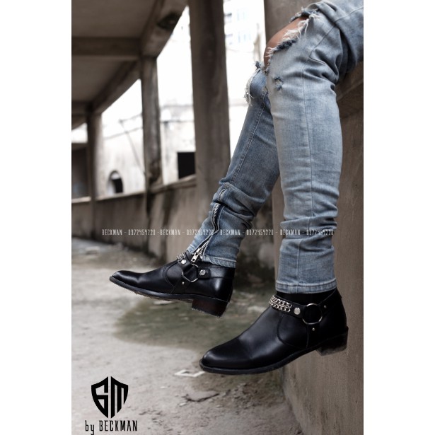 HARNESS BOOT GIÀY BỐT NAM CAO CỔ ĐẾ TĂNG CHIỀU CAO HR1 | BigBuy360 - bigbuy360.vn