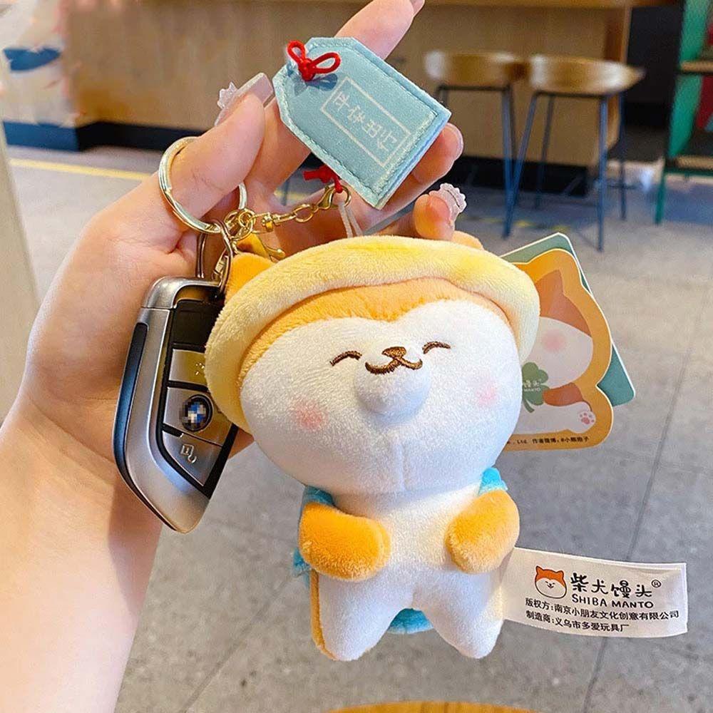 Móc Khóa Hình Chú Chó Corgi Nhồi Bông Dễ Thương