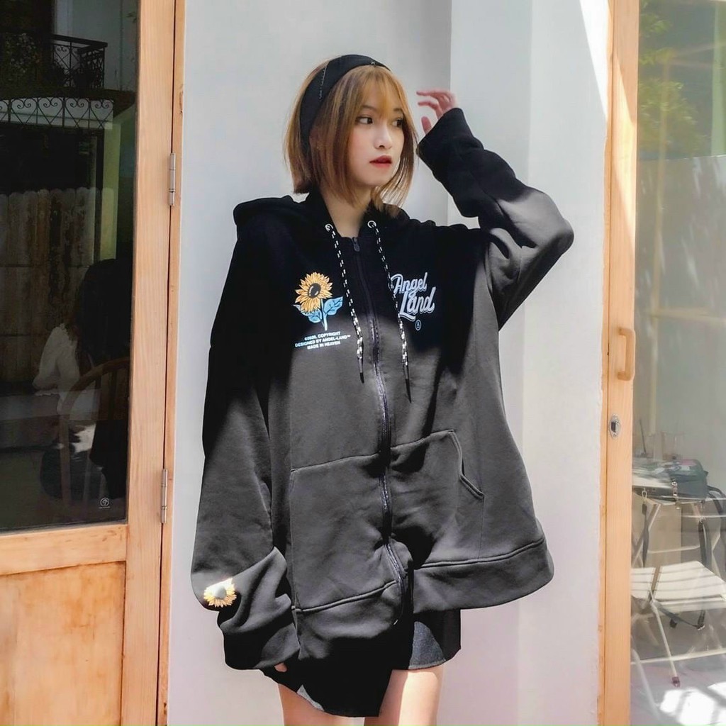 Áo khoác hoodie Chống Nắng Cho Nam Nữ Và Cặp Đôi LOKI SHOP Có 3 Màu Chất Nỉ Unisex Angle land Form rộng Ulzzang | BigBuy360 - bigbuy360.vn