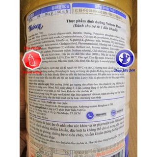 Sữa Bột Nubone 1, 2, Plus+ Lon 750gr