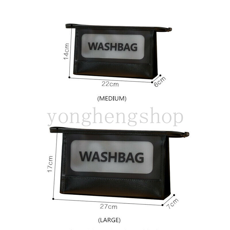 Túi Đựng Mỹ Phẩm Trong Suốt Sức Chứa Lớn Tiện Dụng Khi Đi Du Lịch