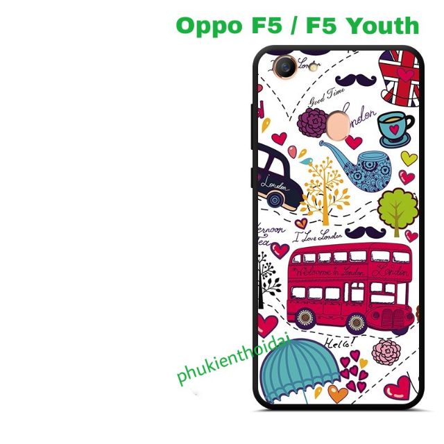 Oppo F5 / F5 Youth FREESHIP Từ 50k Ốp lưng Oppo F5 dẻo TPU in 3D hình dễ thương cao cấp