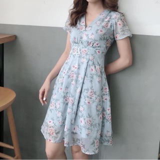 Đầm hoa tơ