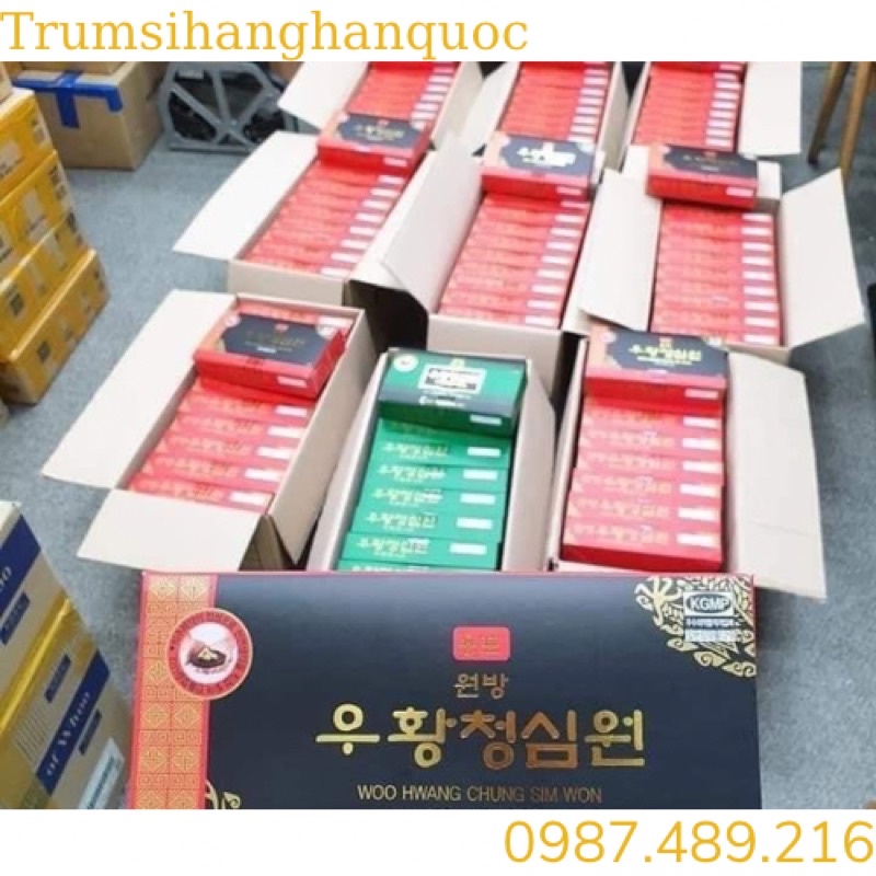 An Cung Ngưu Hoàng Iksu Đỏ 10 Viên Hàn Quốc, trumsihanghanquoc