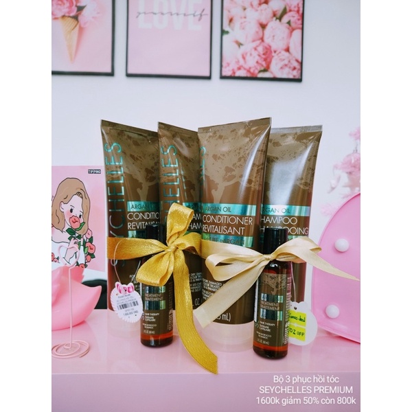BỘ 3 PHỤC HỒI TÓC - SEYCHELLES PREMIUM HAIR CARE