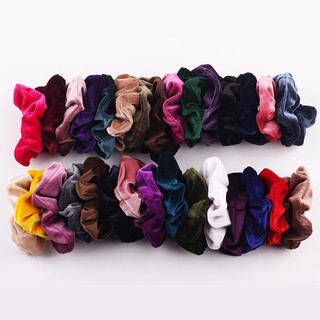 Cột tóc Scrunchies vải nhung