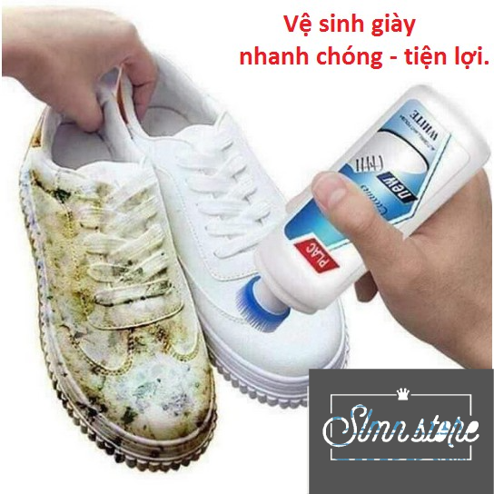 ️FREESHIP️Combo 5 chai chà Giày PLAC đa năng nước tẩy trắng giày Thần thánh dễ sử dụng 100ml Slmn_NLGIAY