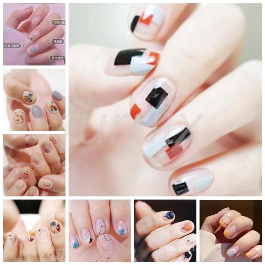 Miếng dán in họa tiết dùng trang trí móng tay