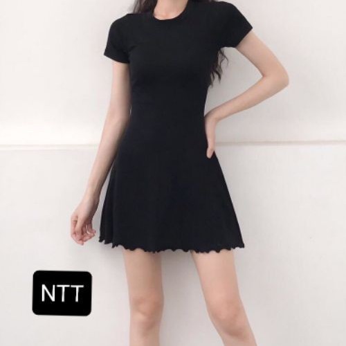 VÁY XÒE HOTGIRL TAY NGẮN CHẤT ĐẸP A4-DX