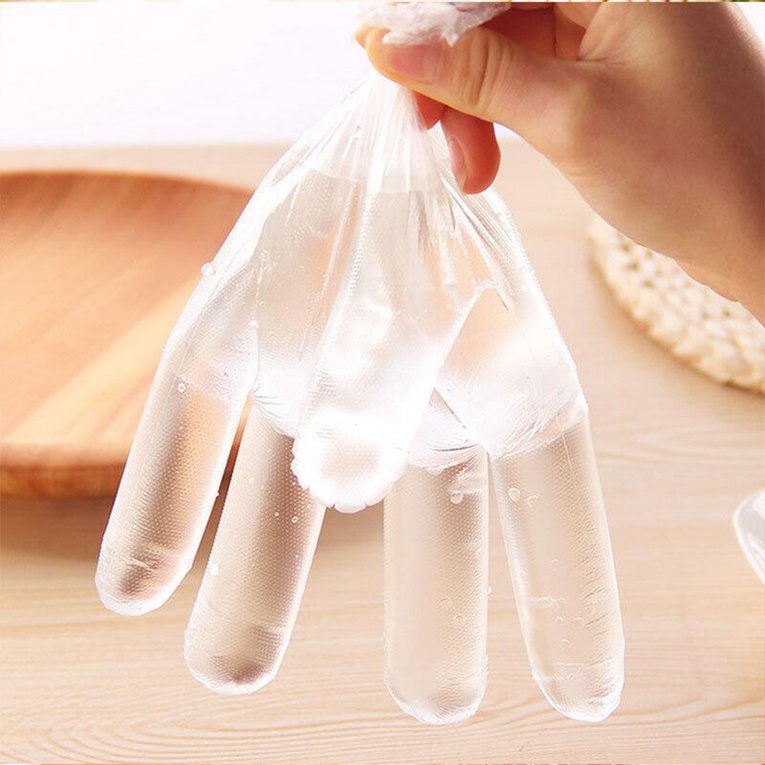Set 100 găng tay vinyl trong suốt sử dụng một lần siêu thoải mái