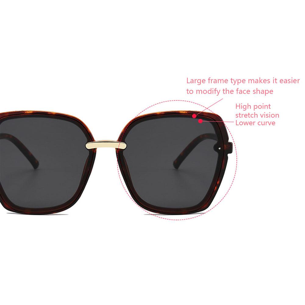 Kính Mát Gọng Lớn Chống Tia Uv Thời Trang Cho Nữ