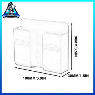 [Fitslim] Wall Mount Stand Phone Socket Phone Charging Holder Bracket Mounted Organizer