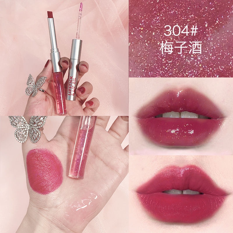 Son Kem Hiệu Ứng Gương Thiết Kế 2 Trong 1 Mansly