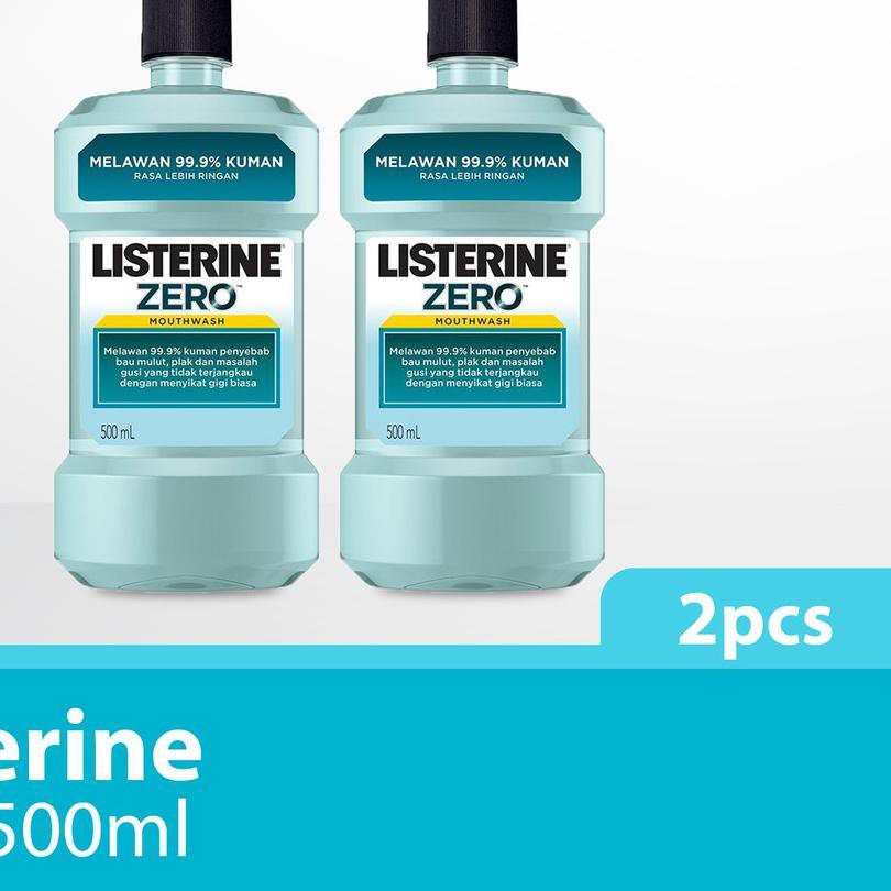 Set 2 Mô Hình Nhân Vật Listerine Zero 500ml