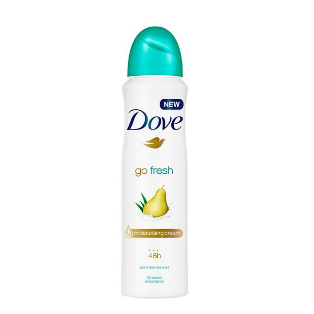 Xịt Khử Mùi Dove Dưỡng Da Sáng Mịn Dành Cho Nữ 150ml