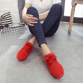 Giày Nữ Đỏ Đen 3 Viền