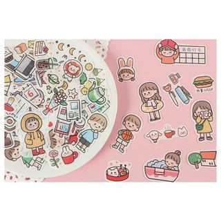 SET 40 STICKER TRANG TRÍ HOẠT HÌNH
