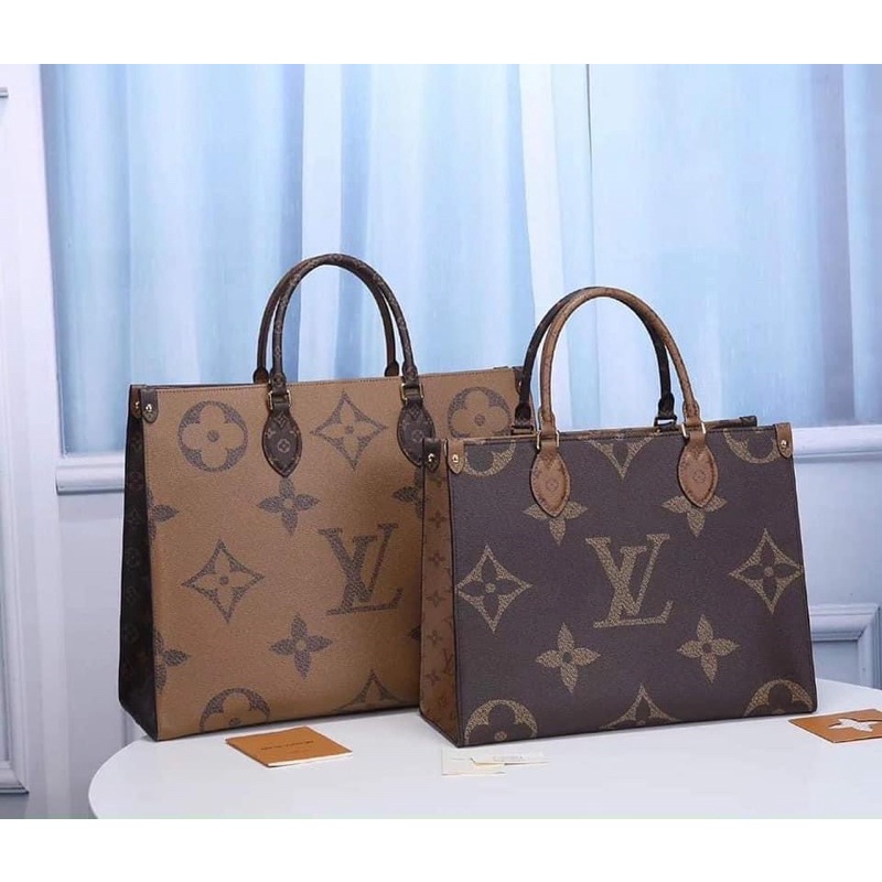 Túi tote siêu to xịn sò nặng tay lv onthego 36 - 41