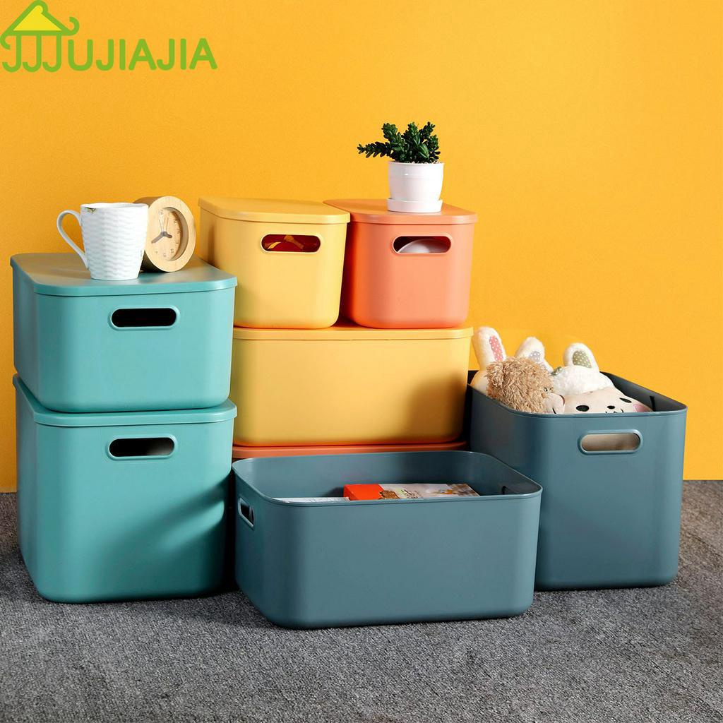 Hộp Nhựa JUJIAJIA Có Nắp Đựng Đồ Lặt Vặt/Bánh Ăn Vặt/Mỹ Phẩm Để Bàn