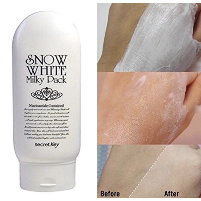 [Mã BMLT35 giảm đến 35K đơn 99K] Kem Ủ Trắng Secret Key Body Snow White Milky Pack 200g | BigBuy360 - bigbuy360.vn