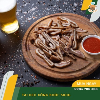 Tai Heo Muối Xông Khói 500gam Hút Chân Không