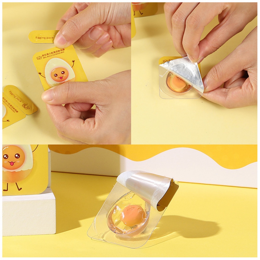 Mặt nạ ngủ Egging Pask chứa dưỡng ẩm làm trắng và tái tạo làn da hiệu quả