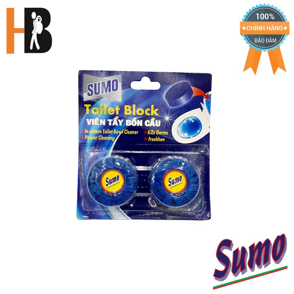 Viên Tẩy Bồn Cầu Sumo Toilet Block 2 Viên x 50g