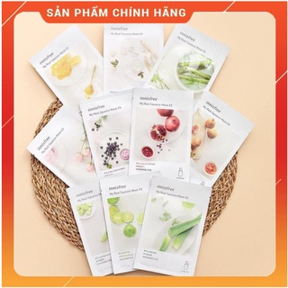[Chính Hãng] Mặt Nạ Giấy Innisfree EX Real Squeeze Mask mẫu mới - NEW
