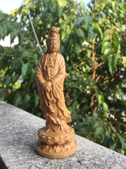 Tượng mẹ quan âm đứng 13cm
